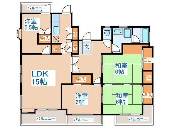 ＳＫトピオスの物件間取画像